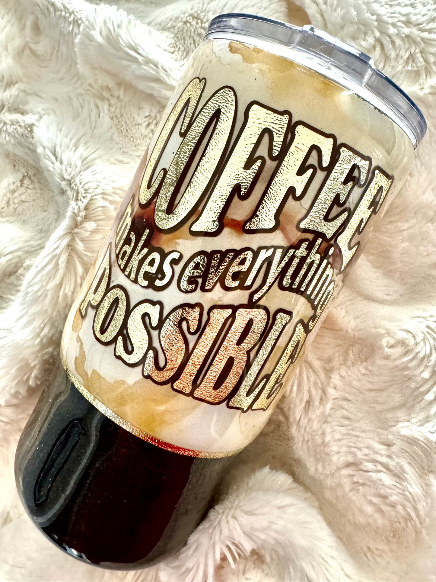 Coffee Makes Everything Possible | Personalized Tumblers